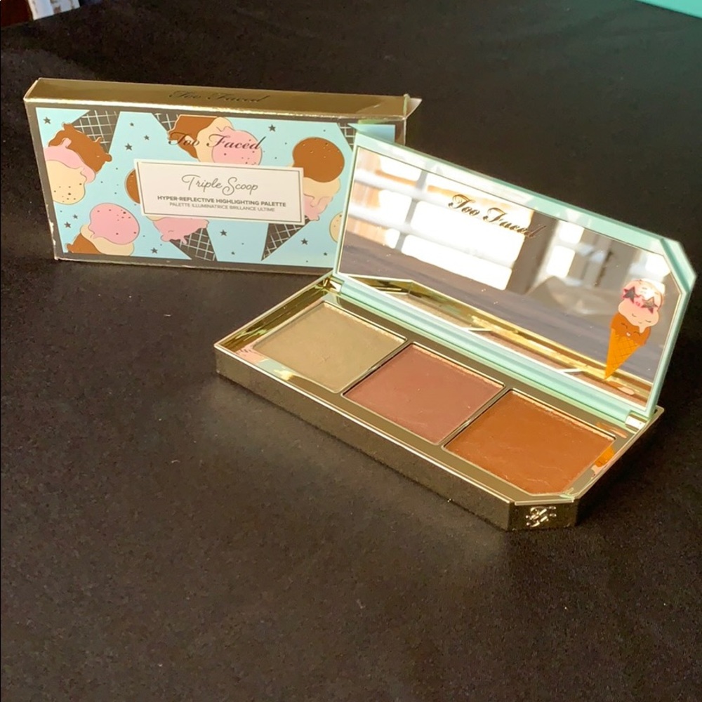Too Faced Triple Scoop Highlighting Palette